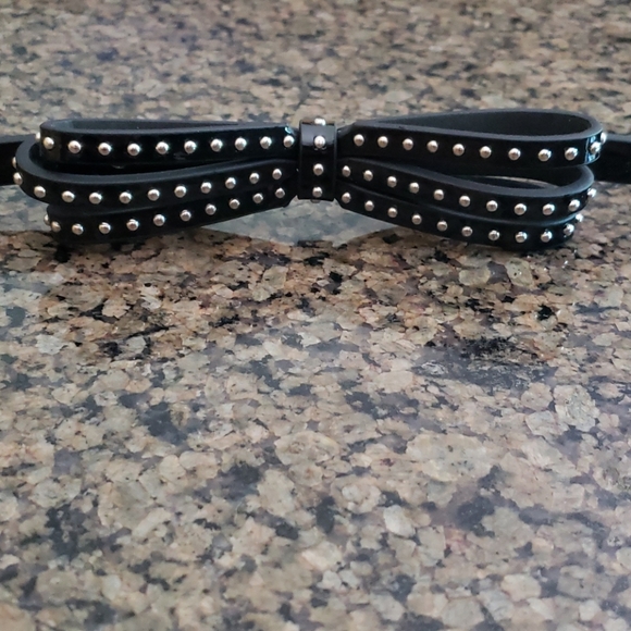 White House Black Market Accessories - WHBM Studded Bow Belt EUC